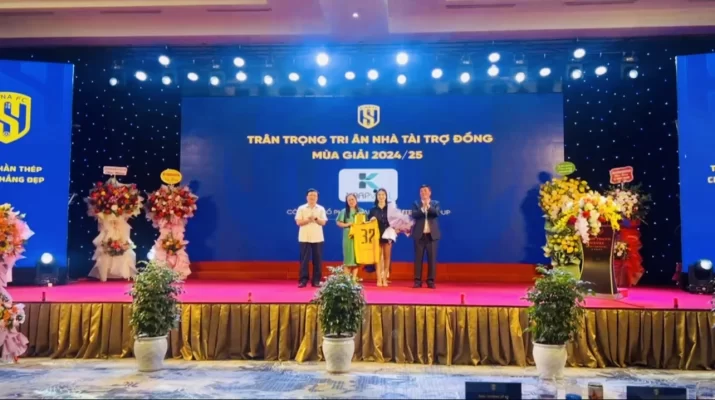 KAAPVAAL ĐỒNG HÀNH CÙNG CLB SÔNG LAM NGHỆ AN TRONG MÙA GIẢI 2024/25