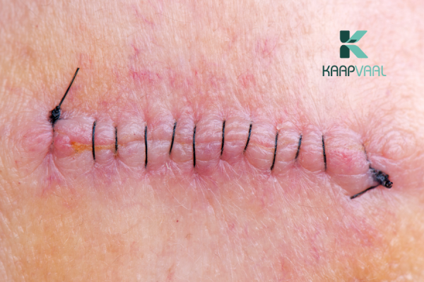 Vết khâu bị sưng đỏ