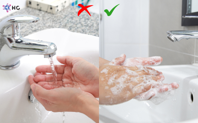 cách rửa tay đúng