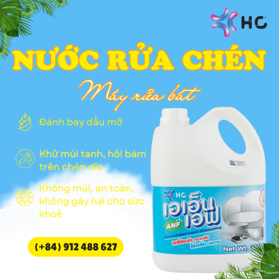 nước rửa chén máy rửa bát