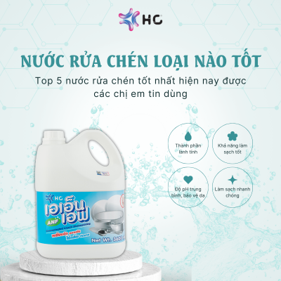 nước rửa chén sạch