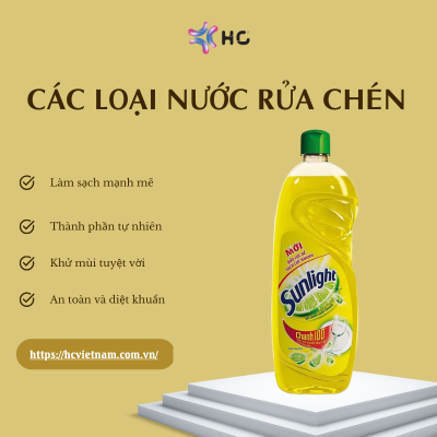 các loại nước rửa chén