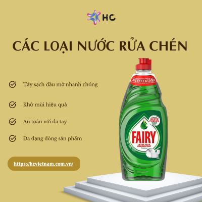 các loại nước rửa chén