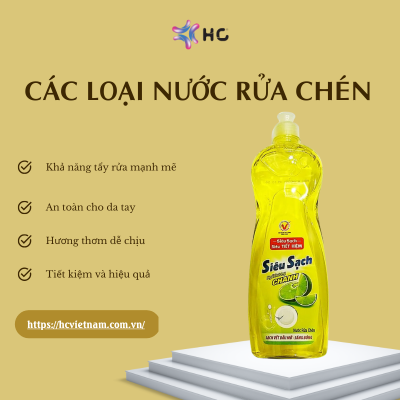 các loại nước rửa chén