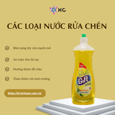 các loại nước rửa chén