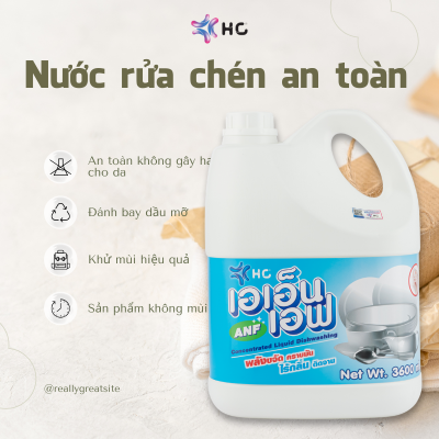 nước rửa chén an toàn