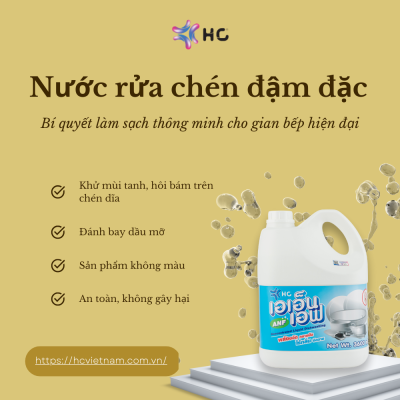 nước rửa chén đậm đặc