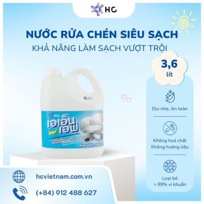 nước rửa chén sạch