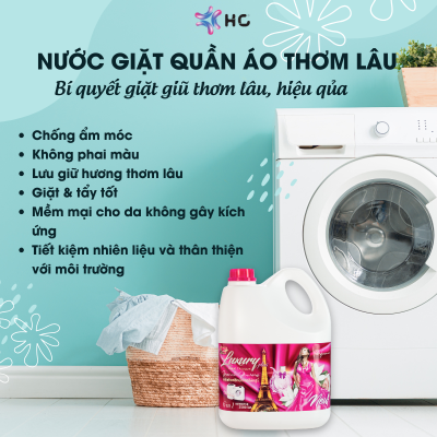 nước giặt quần áo thơm