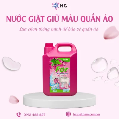 nước giặt giữ màu