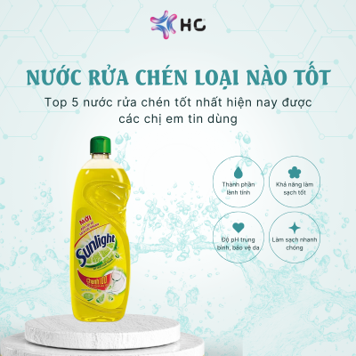 nước rửa chén loại nào tốt
