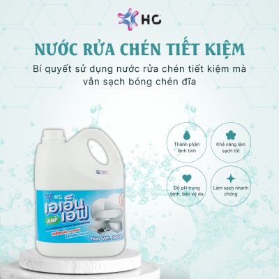 nước rửa chén tiết kiệm