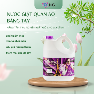 nước giặt quần áo bằng tay