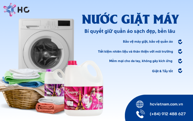 nước giặt máy