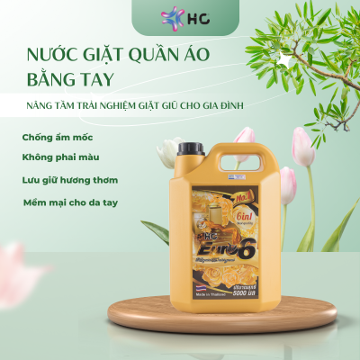 nước giặt quần áo bằng tay