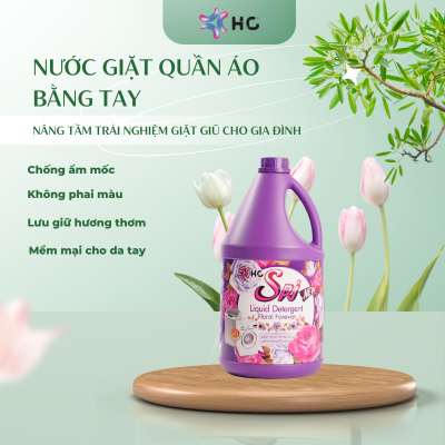 nước giặt quần áo bằng tay