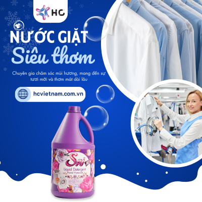 nước giặt siêu thơm