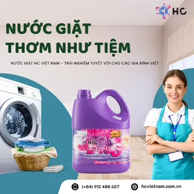 nước giặt thơm như tiệm