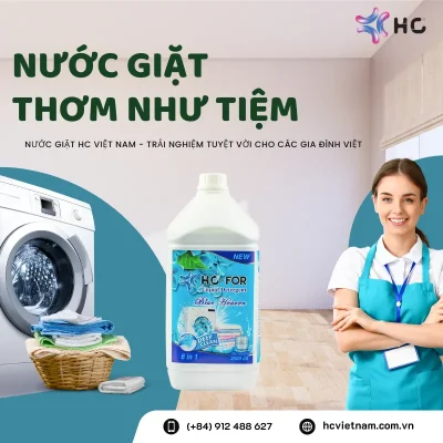 nước giặt thơm như tiệm