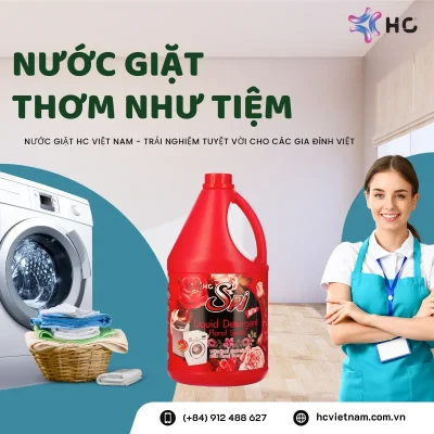 nước giặt thơm như tiệm