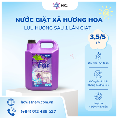 nước giặt hương hoa