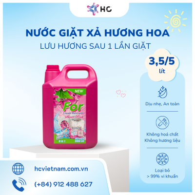 nước giặt hương hoa