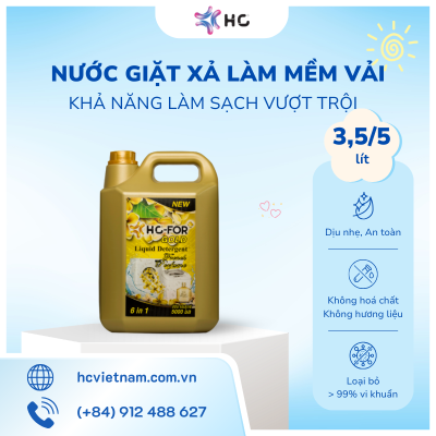 nước giặt làm mềm vải