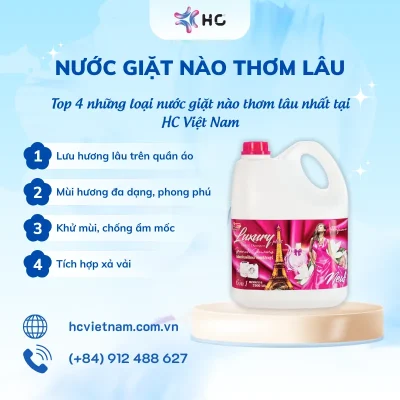 nước giặt nào thơm lâu