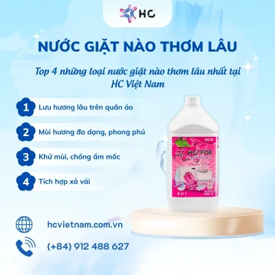 nước giặt nào thơm lâu