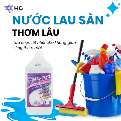nước lau sàn thơm
