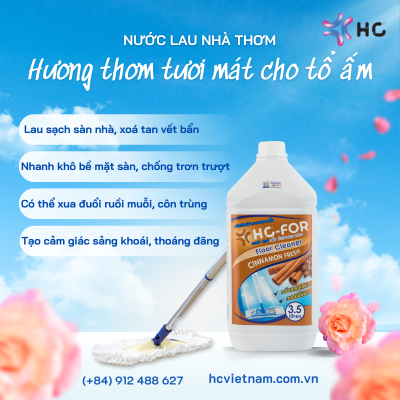 nước lau nhà thơm
