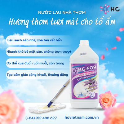 nước lau nhà thơm