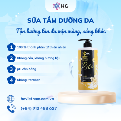 sữa tắm dưỡng da