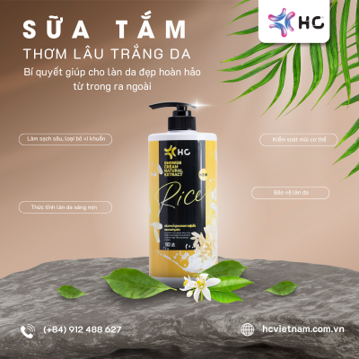 sữa tắm thơm lâu trắng da