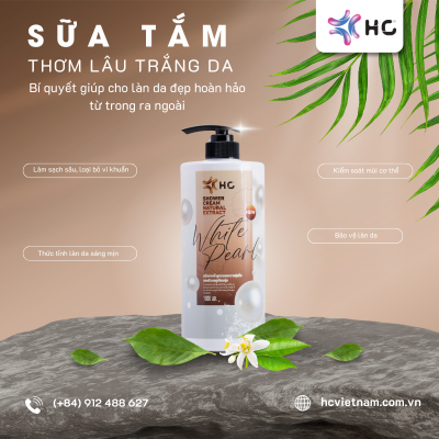 sữa tắm thơm lâu trắng da