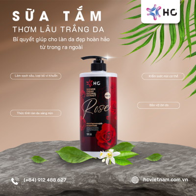sữa tắm thơm lâu trắng da