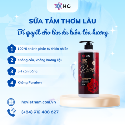 sữa tắm thơm