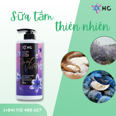 sữa tắm thiên nhiên